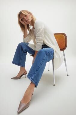 Brand New NakedCashmere TORY CASHMERE CARDIGAN - ECRU M
